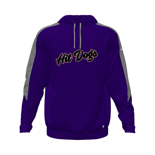 [CUS-DFW-HOOD-FLC-LSL-PUR-YXS-LOGO2] Hoodie (Youth XS, Purple, Logo 2)