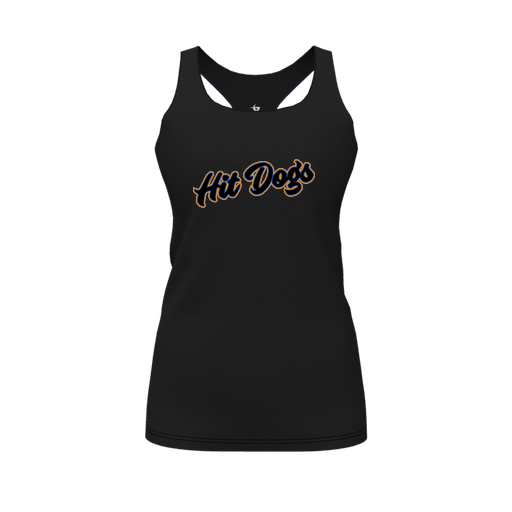 [FT0TRBBK-FYS-LOGO2] Decker Racerback Tank Top (Female Youth S, Black, Logo 2)