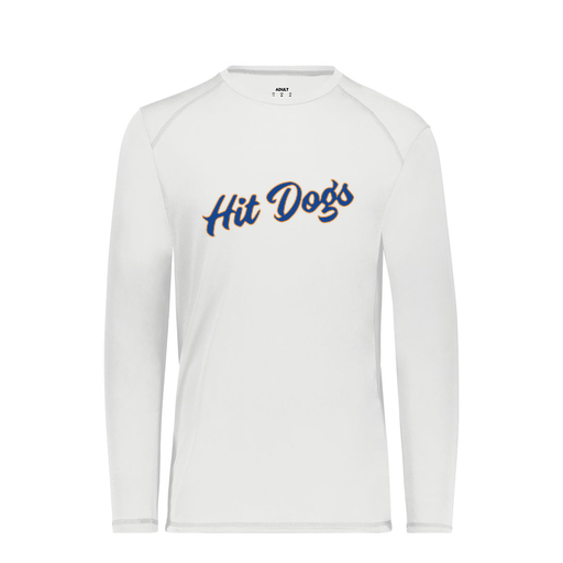 [6845.005.S-LOGO3] Men's SoftTouch Long Sleeve (Adult S, White, Logo 3)
