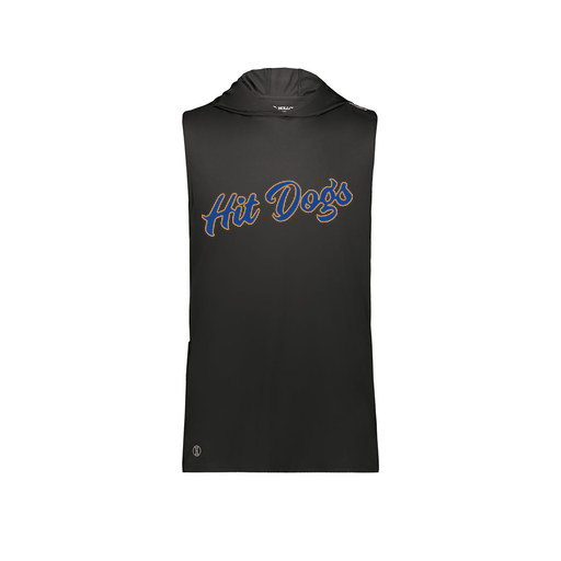 [222590.080.XS-LOGO3] Men's CoolDry Sleeveless Hoodie (Adult XS, Black, Logo 3)