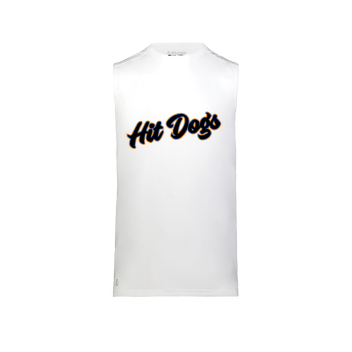 [222593.005.S-LOGO2] Men's CoolDry TankTop (Adult S, White, Logo 2)