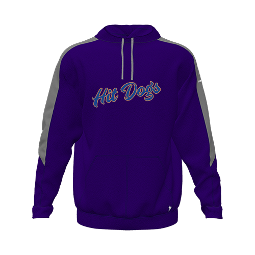 [CUS-DFW-HOOD-FLC-LSL-PUR-YXS-LOGO3] Hoodie (Youth XS, Purple, Logo 3)