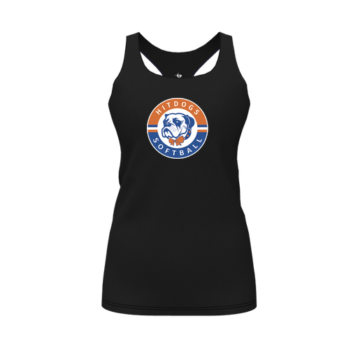 [FT0TRBBK-FYS-LOGO1] Decker Racerback Tank Top (Female Youth S, Black, Logo 1)