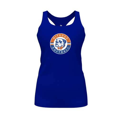 [FT0TRBRY-FYS-LOGO1] Decker Racerback Tank Top (Female Youth S, Royal, Logo 1)