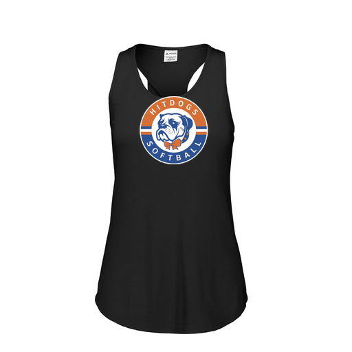 [3078.K94.S-LOGO1] Ladies Tri Blend Tank Top (Female Adult S, Black, Logo 1)