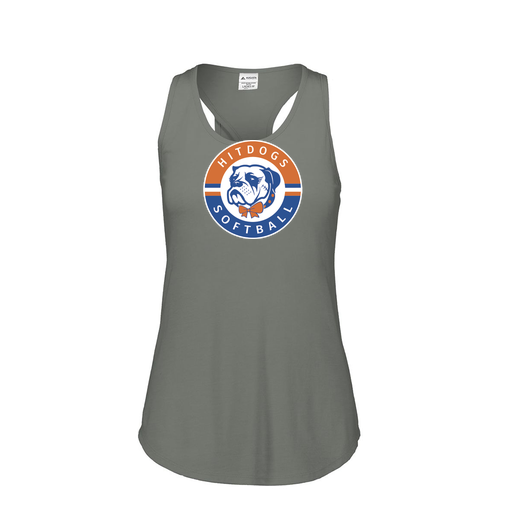 [3078.013.S-LOGO1] Ladies Tri Blend Tank Top (Female Adult S, Gray, Logo 1)