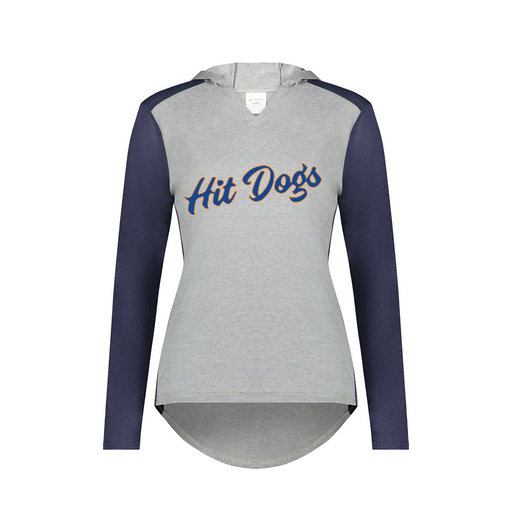 [6902.29V.XS-LOGO3] Ladies Vintage Hoodie (Female Adult XS, Navy, Logo 3)