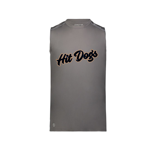 [222593.98D.S-LOGO2] Men's CoolDry TankTop (Adult S, Gray, Logo 2)