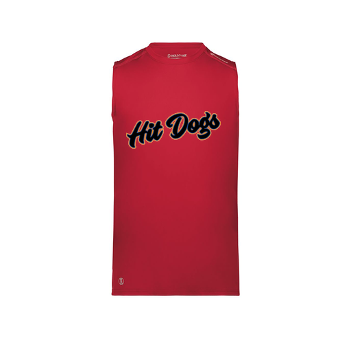 [222593.083.S-LOGO2] Men's CoolDry TankTop (Adult S, Red, Logo 2)
