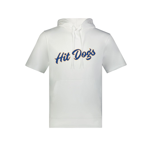 [6871.005.S-LOGO3] Men's Dri Fit Short Sleeve Hoodie (Adult S, White, Logo 3)