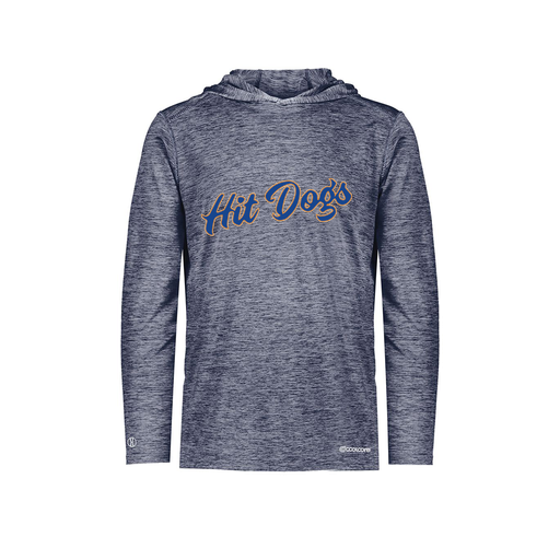 [FOLHCGNV-AS-LOGO3] Decker Men's Charge Hoodie (Adult S, Navy, Logo 3)