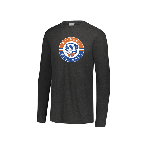 [3076.K94.S-LOGO1] Youth LS Ultra-blend T-Shirt (Youth S, Black, Logo 1)
