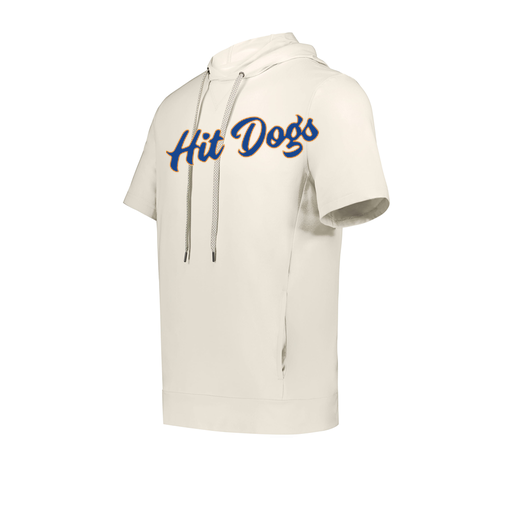 [222605-WHT-YS-LOGO3] YOUTH VENTURA SOFT KNIT SHORT SLEEVE HOODIE (Youth S, White, Logo 3)