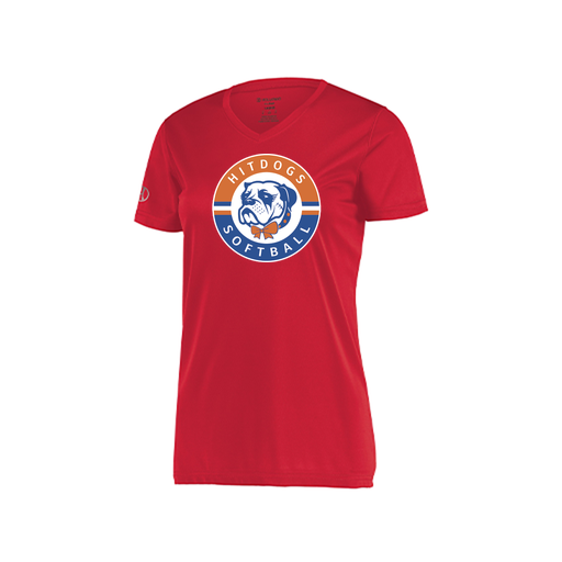 [222820.083.S-LOGO1] Ladies Movement Dri Fit Shirt (Female Adult S, Red, Logo 1)