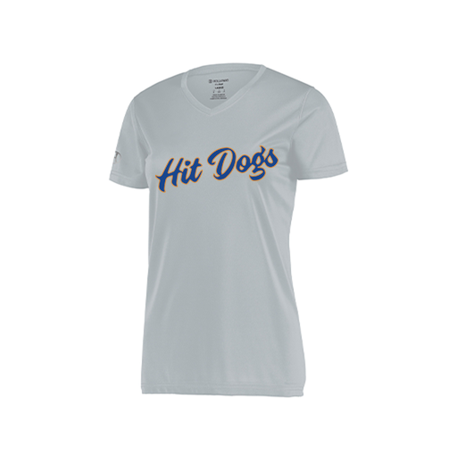 [222820.099.S-LOGO3] Ladies Movement Dri Fit Shirt (Female Adult S, Silver, Logo 3)