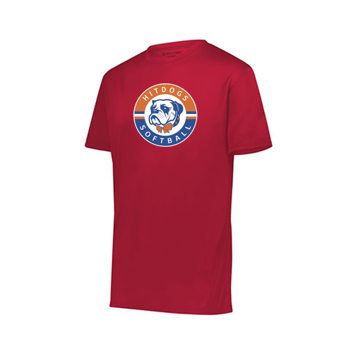 [222819.083.XXS-LOGO1] Youth Movement Dri Fit Shirt (Youth XXS, Red, Logo 1)
